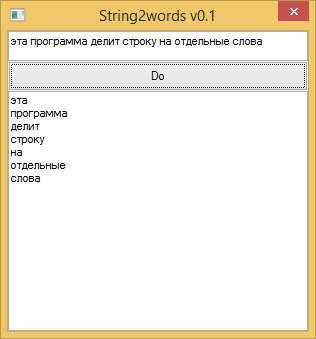 string2words